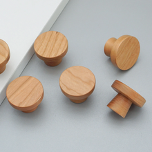 Load image into Gallery viewer, 1 PCS Natural Wood Kitchen Knobs | Drawer &amp; Dresser Pulls, Wooden Cabinet Knobs, Home Decor Hardware

