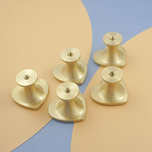 Load image into Gallery viewer, Heart Knobs | Acrylic &amp; Brass Drawer Pulls, Dresser &amp; Kitchen Cabinet Knobs, Handles, Hardware

