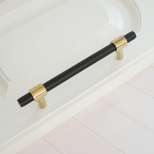 Load image into Gallery viewer, 3.75&quot;-8.8&quot; Black Brass &amp; Solid Brass T Bar Knobs, Pulls &amp; Handles | Cabinet Door, Drawer, Dresser &amp; Furniture Hardware
