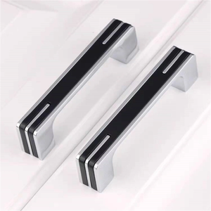3.78"-12.6" Black, White & Chrome Knobs, Pulls & Handles | Cabinet Door, Drawer, Dresser & Kitchen Cabinet Hardware