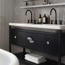 Load image into Gallery viewer, Semicircle Silver Chrome &amp; Gold Pulls, Handles &amp; Knobs | Cabinet, Drawer, Door &amp; Kitchen Hardware
