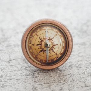 Compass Ornate Knobs & Pulls (Antique Bronze, Crystal) | French Style Drawer, Dresser & Cabinet Furniture Hardware
