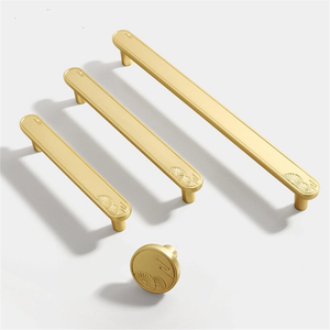 3.78"-7.55" Modern Chinese Style Pulls, Handles & Knobs (Gold, Bronze, Antique Coffee) | Cabinet, Dresser, Drawer & Kitchen Hardware
