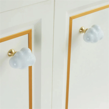 Load image into Gallery viewer, Ceramic Cloud Knobs | Colorful Drawer Pulls &amp; Cabinet Handles for Dresser, Kitchen Cupboard | Cabinet Hardware
