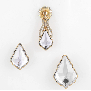 Gorgeous Crystal Glass Drawer Knobs | Dresser & Kitchen Pulls, Cabinet Door Handles, Hardware
