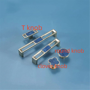 Sapphire Blue & Gold Knobs, Pulls & Handles | Cabinet, Cupboard, Wardrobe, Dresser Drawer & Furniture Hardware