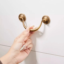 Load image into Gallery viewer, 3&quot;, 3.78&quot; Antique Bronze Drop Bail Drawer Pulls | Cabinet &amp; Kitchen Knobs, Dresser, Wardrobe &amp; Cupboard Handles
