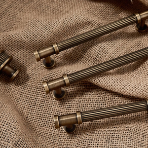 3.78"-7.55" Aged Brass & Antique Bronze Drop Ring Knobs, Pulls & Handles | Cabinet, Drawer, Dresser, Kitchen & Cupboard Hardware