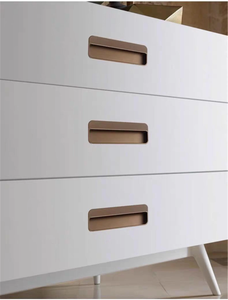 Invisible Concealed Embedded Pull Handles | Coffee Gray, Black Modern Drawer & Closet Door Handles, Wardrobe & Cabinet Pulls