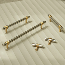 Load image into Gallery viewer, Solid Concise Style Kitchen Pulls &amp; Knobs | Cabinet, Drawer, Wardrobe Handles, Home Furniture Hardware
