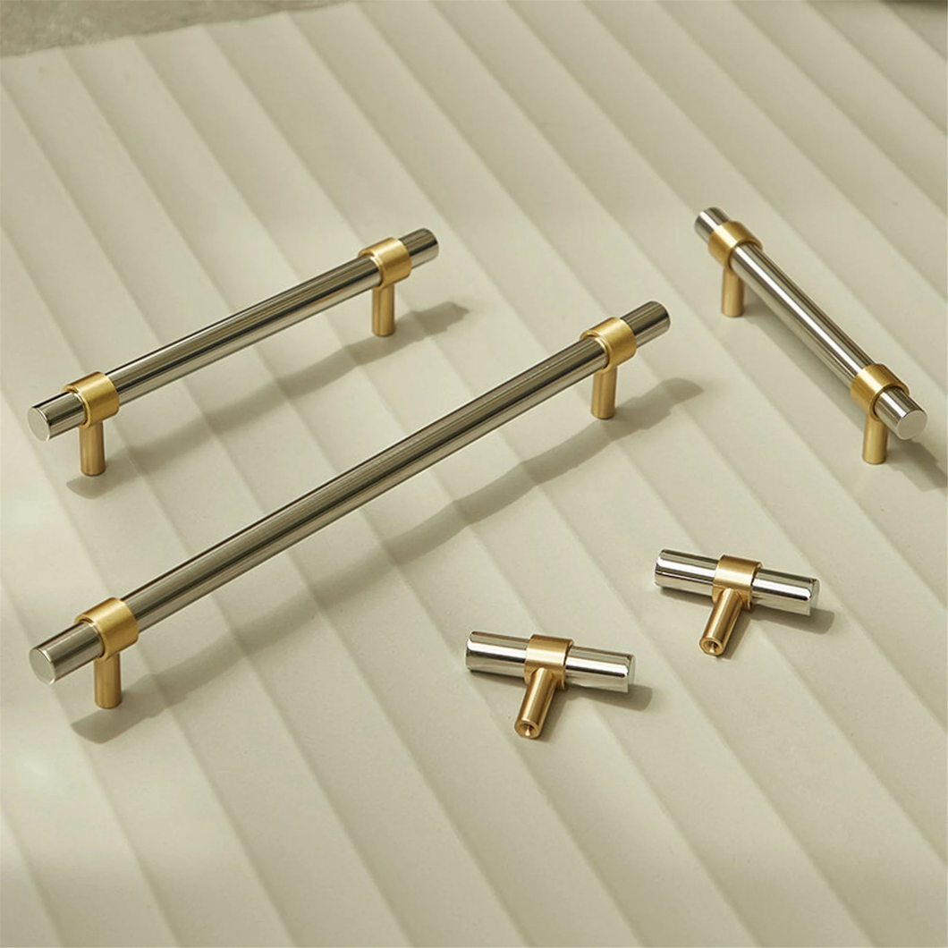 Solid Concise Style Kitchen Pulls & Knobs | Cabinet, Drawer, Wardrobe Handles, Home Furniture Hardware