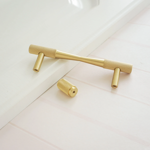 3.78", 5.0" Exquisite Solid Brass Drawer Pulls & Knobs | Modern Kitchen Cabinet, Wardrobe & Cupboard Handles, Dresser Pulls