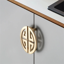 Load image into Gallery viewer, 2.5&quot;-12.6&quot; Chinese Style Semicircle Knobs, Pulls &amp; Handles | Cabinet Door, Drawer, Dresser, Kitchen &amp; Wardrobe Hardware
