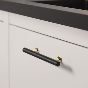 3.78"-5" Leather Knobs, Pulls & Handles (Orange, Gray, White, Black) | Cabinet Door, Dresser, Drawer & Kitchen Hardware