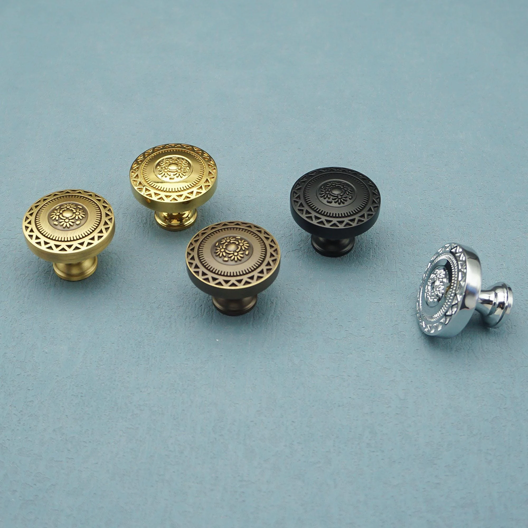 Chinese Style Round Brass Knobs, Pulls & Handles | Cabinet, Drawer & Kitchen Cupboard Hardware