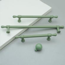 Load image into Gallery viewer, 3.78&quot;-7.55&quot; Nordic Green Modern Knobs &amp; Pulls (Mini Ball) | Drawer, Cabinet &amp; Kitchen Unique Hardware
