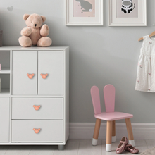 Load image into Gallery viewer, Cute Bear Ceramic Knobs | Colorful Dresser &amp; Kitchen Cupboard Knobs, Drawer &amp; Cabinet Handles, Furniture Hardware
