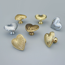 Load image into Gallery viewer, Heart-Shaped Knobs, Pulls &amp; Handles (Chrome, Gold, Bronze, Brass) | Cabinet, Drawer &amp; Kitchen Hardware
