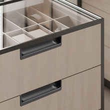 Load image into Gallery viewer, Recessed Invisible Drawer Pulls | Colorful (Grey, Green, Orange, White) Embedded Kitchen Door Handles, Closet Cabinet Pulls
