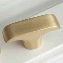 Load image into Gallery viewer, 3.78", 5", 7.55" (192mm) Brushed Brass &amp; Nickel Drawer Pulls | Cabinet Door, Dresser &amp; Closet Handles, Knobs, Furniture Hardware
