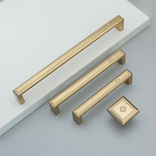 Load image into Gallery viewer, Champagne Gold Knobs &amp; Pulls | Drawer, Dresser, Cabinet, Door &amp; Kitchen Handles, Hardware

