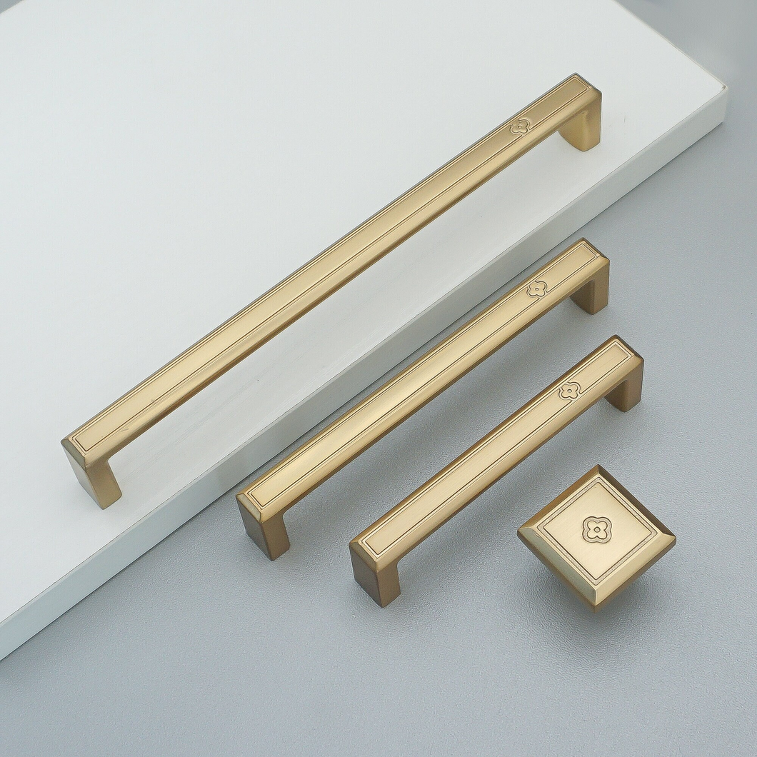 Champagne Gold Knobs & Pulls | Drawer, Dresser, Cabinet, Door & Kitchen Handles, Hardware