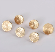 Load image into Gallery viewer, Hammered Modern Brass Knobs &amp; Pulls | Simple Cabinet &amp; Drawer Handles, Kitchen Door Hardware
