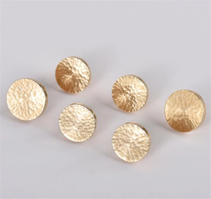 Hammered Modern Brass Knobs & Pulls | Simple Cabinet & Drawer Handles, Kitchen Door Hardware