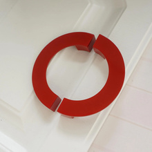 Load image into Gallery viewer, 3.78&quot; White, Green, Red &amp; Orange Semicircle Drawer Pulls | Dresser &amp; Kitchen Cabinet Door Handles, Knob Hardware
