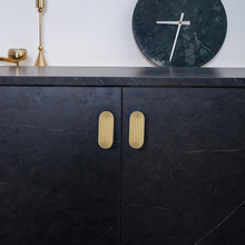 Load image into Gallery viewer, 1.26&quot;, 2.5&quot; Brass Kitchen &amp; Cabinet Knobs | Unique Drawer Pulls, Cupboard &amp; Dresser Handles, 32 - 64mm
