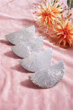Load image into Gallery viewer, 2.5&quot;, 5&quot; Hammered Chrome Silver Half Moon Pulls | Semicircle Drawer &amp; Dresser Knobs, Cabinet Hardware, Gift-Worthy Handles
