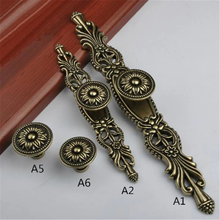 Load image into Gallery viewer, Vintage Rustic Antique Bronze Knobs, Pulls &amp; Handles with Back Plate | Dresser, Drawer, Kitchen Cabinet &amp; Furniture Hardware Decor
