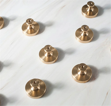 Load image into Gallery viewer, Nordic Simple Brass Knobs | Creative Shell Wardrobe Door &amp; Drawer Knobs, Cabinet Handles, Dresser Knobs
