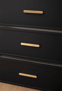 3.78", 5.0" Solid Brass Hammered Gold Knobs & Pulls | Unique Dresser & Drawer Handles, Kitchen Cabinet, Wardrobe & Cupboard Hardware