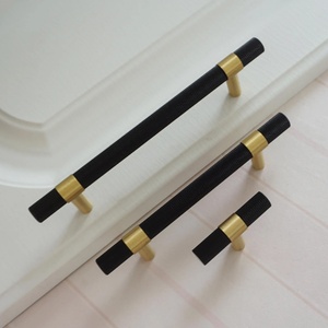 3.78", 5.0" Black Brass T Bar Drawer Pulls | Cabinet Door & Closet Wardrobe Handles, Dresser Knobs, Furniture Hardware