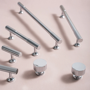 3.78", 5", 6.3", 8.8", 12.6" Solid Chrome Drawer Handles | Cabinet & Dresser Knobs, Kitchen & Cupboard Pulls, High-Quality Furniture Hardware