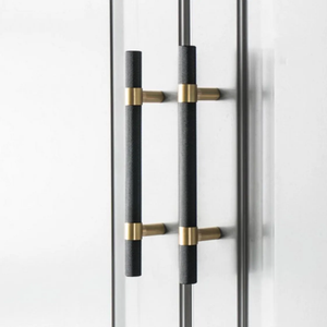 3.78", 5.0" Black Brass T Bar Drawer Pulls | Cabinet Door & Closet Wardrobe Handles, Dresser Knobs, Furniture Hardware