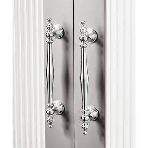 3", 3.78", 5", 6.3" Chrome Drawer Pulls | Unique Kitchen & Wardrobe Handles, Hollow Cupboard Knobs, Hardware