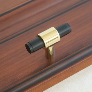 3.75"-8.8" Black Brass & Solid Brass T Bar Knobs, Pulls & Handles | Cabinet Door, Drawer, Dresser & Furniture Hardware