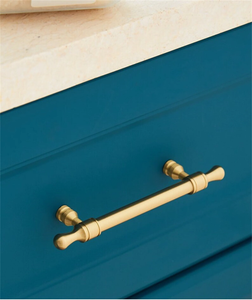 3.78", 5", 6.3", 7.55", 8.8", 12.6" Brushed Brass Kitchen Pulls & Knobs | Drawer & Cabinet Pulls, Wardrobe Handles, Furniture Hardware