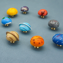 Load image into Gallery viewer, Space Themed Cabinet Knobs | Solar System &amp; Universe Pulls, Nebula &amp; Planet Kitchen/Dresser Drawer Knobs, Unique Hardware
