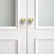 Load image into Gallery viewer, Heart-Shaped Knobs, Pulls &amp; Handles (Chrome, Gold, Bronze, Brass) | Cabinet, Drawer &amp; Kitchen Hardware
