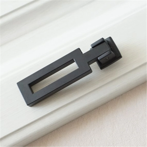 Black Drop Ring Drawer Handles | Cabinet Door Knobs, Dresser & Kitchen Pulls, Pull Handles