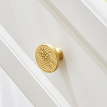 Load image into Gallery viewer, Solid Brass Gold Cabinet Knobs &amp; Pulls | Dresser &amp; Drawer Pulls, Kitchen Door Knobs, Hardware
