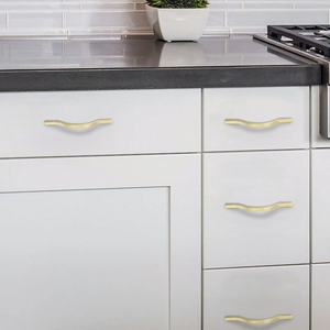 3.78", 5.0", 7.55", 11.3" (96, 128mm) Arch Bridge Cabinet Handles | Black & Dark Gray Dresser Knobs, Drawer Pulls, Wardrobe & Cupboard Handles