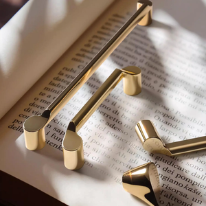 3.78"-7.55" Gold, Brushed Brass, Gun Gray & Brushed Nickel Knobs, Pulls & Handles | Kitchen Cabinet, Drawer & Dresser Hardware