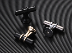 3.75", 5.0", 6.3", 7.55" (96, 128, 160, 192mm) Black & Gold Modern Drawer Pulls | Kitchen Cabinet & Door Handles, Dresser Knobs