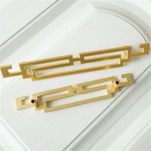 Load image into Gallery viewer, 2.5&quot;, 3.78&quot;, 5&quot; (64, 96, 128mm) Gold Drawer Pulls &amp; Knobs | Chinese Style Cabinet Door, Dresser &amp; Cupboard Handles, Kitchen Hardware
