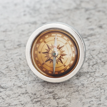 Load image into Gallery viewer, Compass Ornate Knobs &amp; Pulls (Antique Bronze, Crystal) | French Style Drawer, Dresser &amp; Cabinet Furniture Hardware
