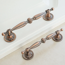 Load image into Gallery viewer, 3.78&quot; (96mm), 5.0&quot; (128mm) Antique Copper &amp; Bronze Pulls | Rustic Chic Drawer, Cabinet, Dresser &amp; Kitchen Handles
